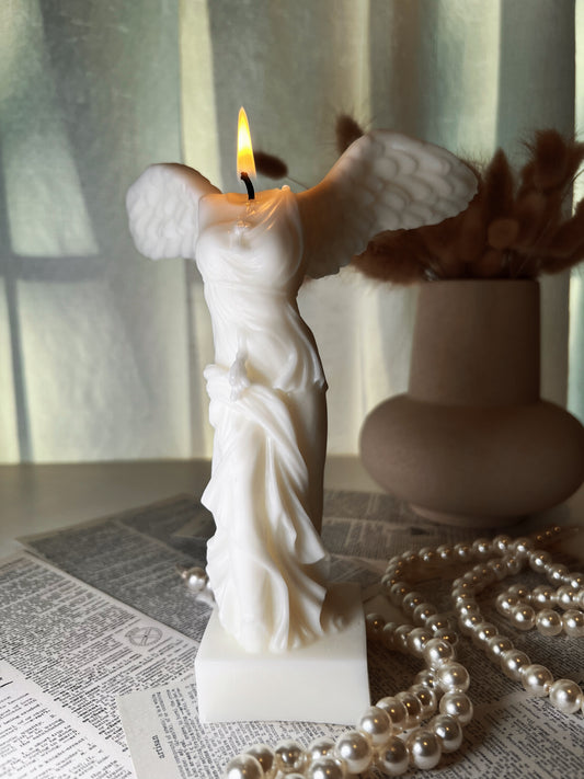 Winged Statue Candle