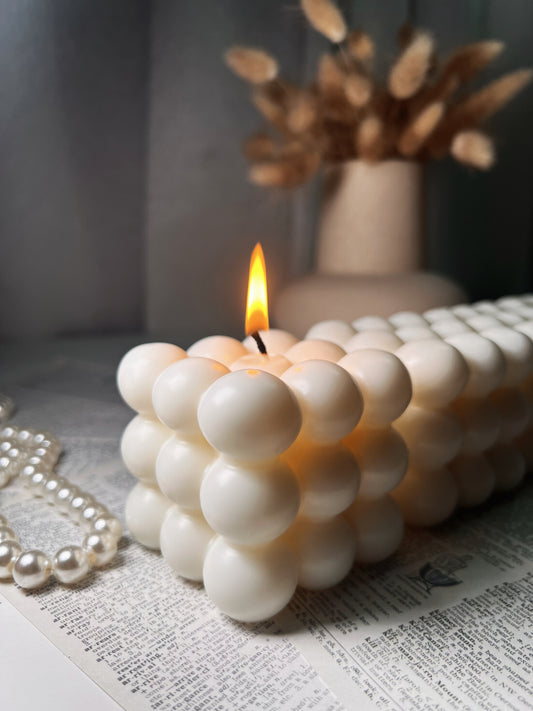 Bubble Cube Candle